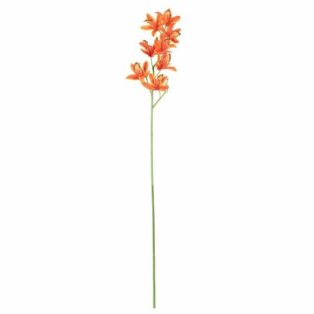 DARE2DECOR 32 in. Orange Orchid Stem DA3246057